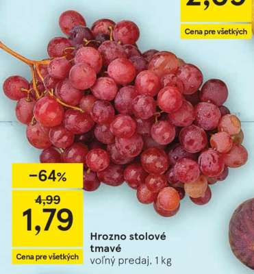 Hrozno stolové tmavé