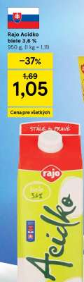 Rajo Acidko biele 3,6 %