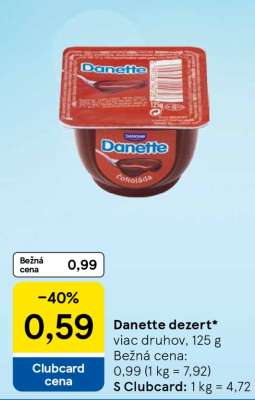 Danette dezert