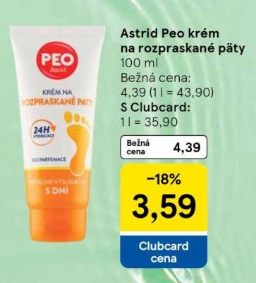 Astrid Peo krém na rozpraskané paty