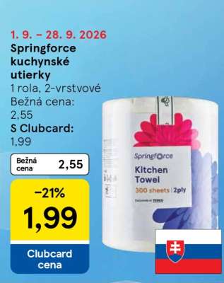 Springforce kuchynské utierky