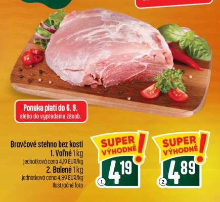 Bravčové stehno bez kosti