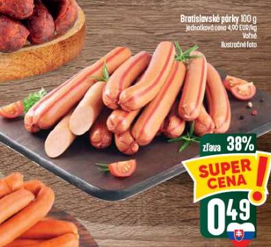 Bratislavské párky 100 g