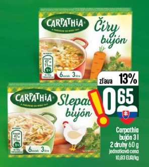 Carpathia bujón 3 l