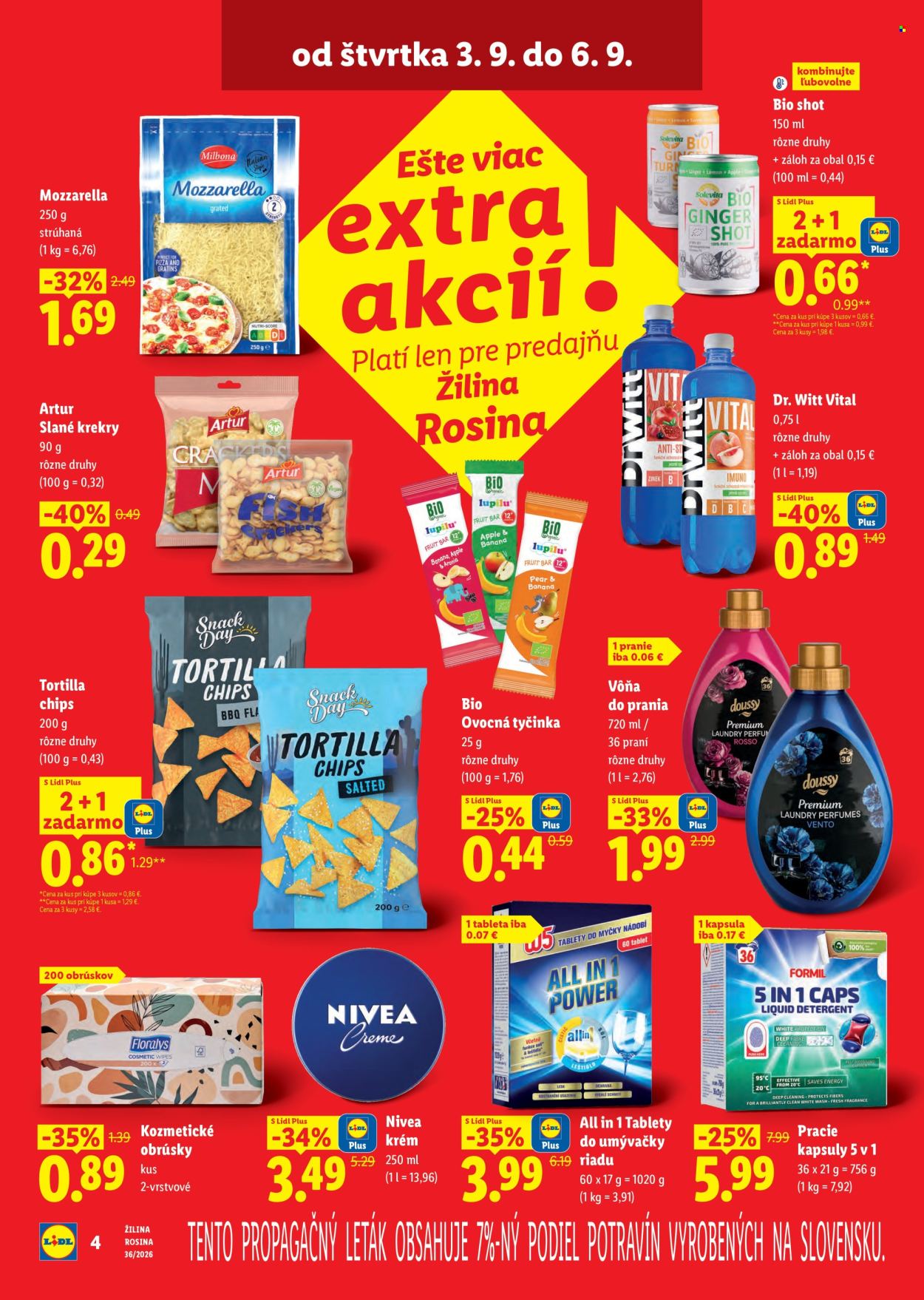 Leták Lidl - 3.9.2026 - 6.9.2026. Strana 4