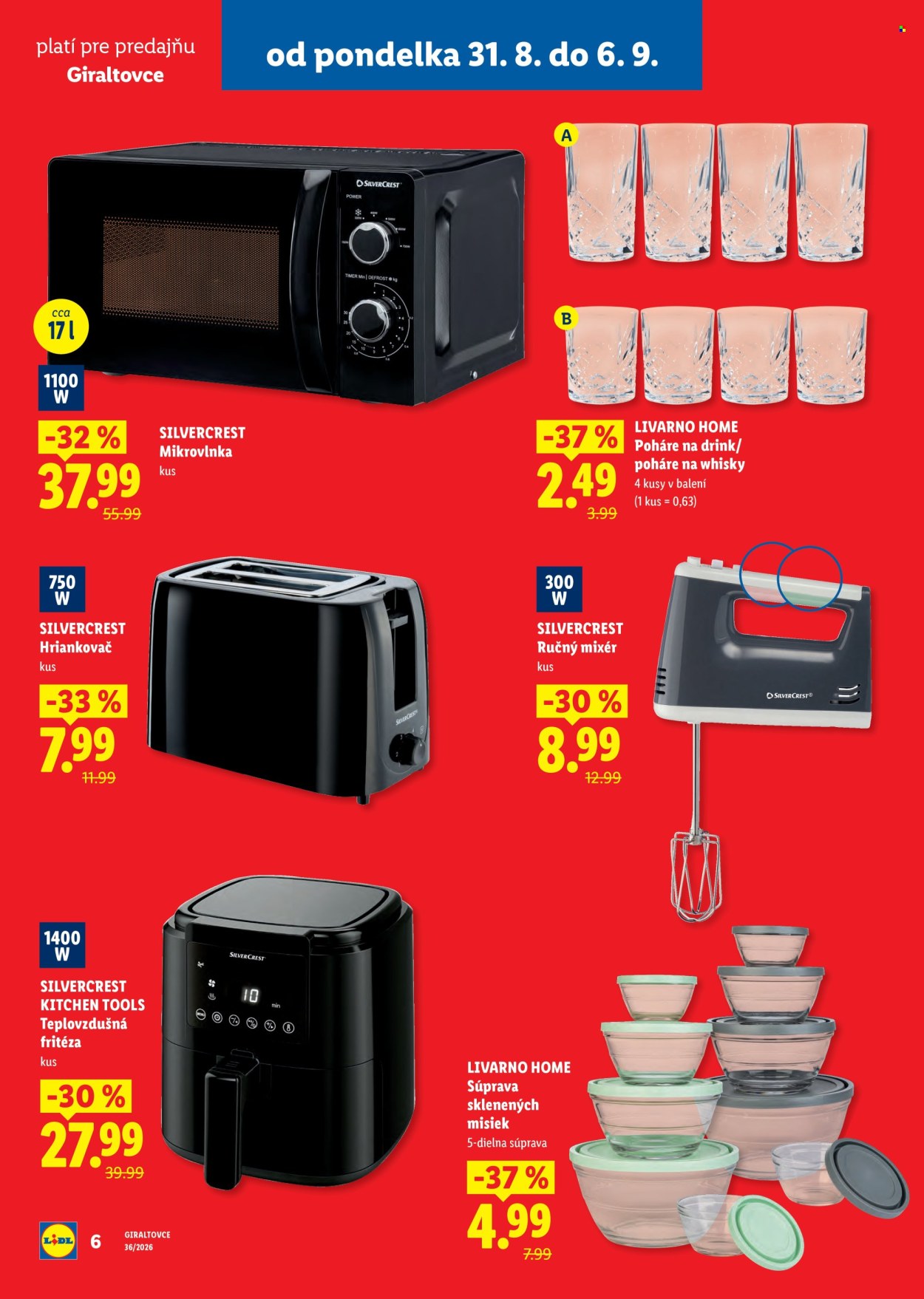 Leták Lidl - 31.8.2026 - 6.9.2026. Strana 6