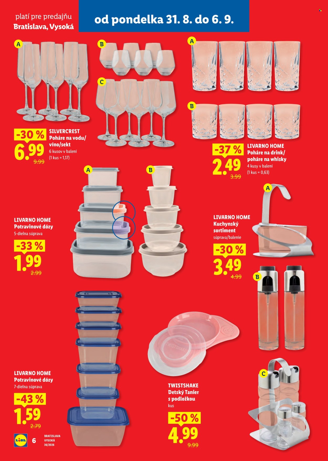 Leták Lidl - 31.8.2026 - 6.9.2026. Strana 6