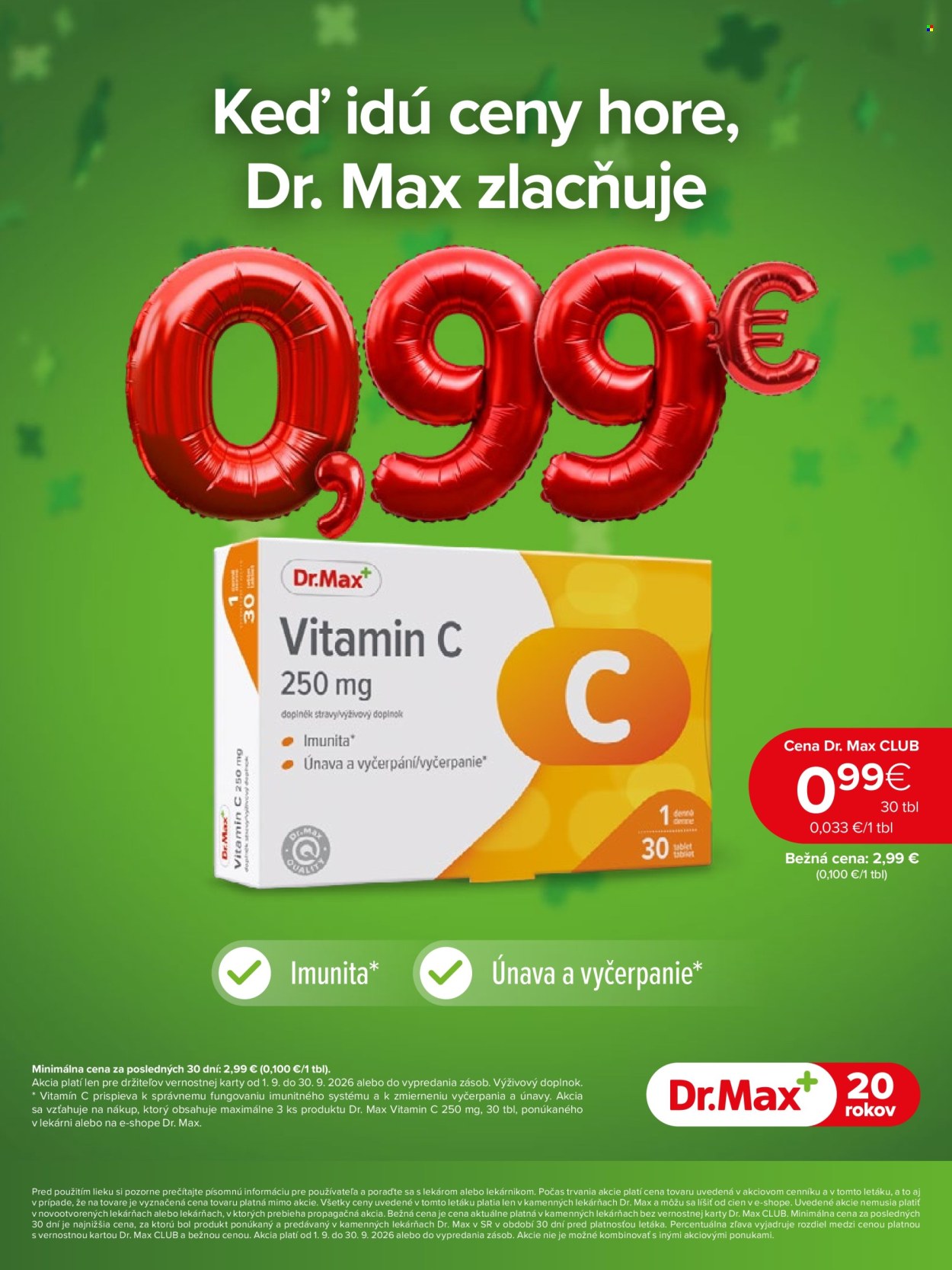Leták Dr. Max - 1.9.2026 - 30.9.2026. Strana 16