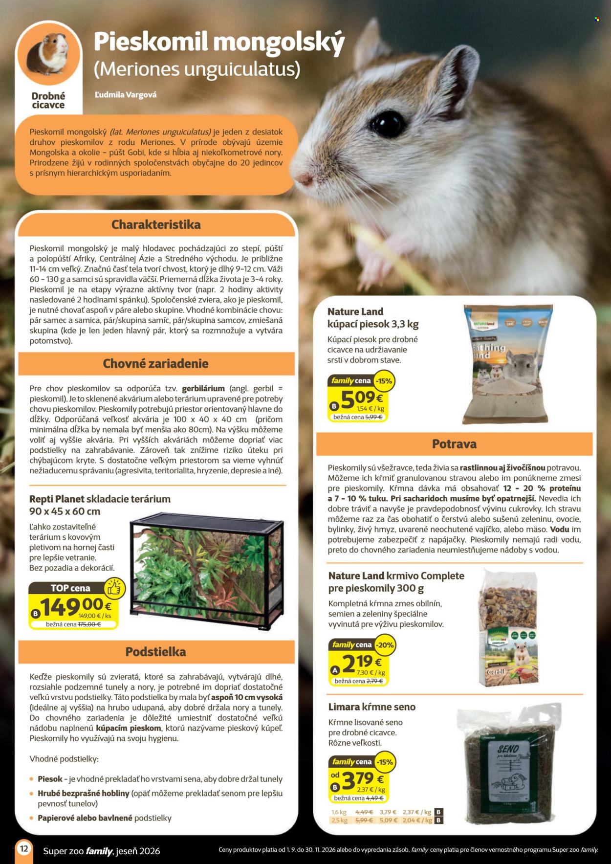 Leták SUPER ZOO. Strana 12