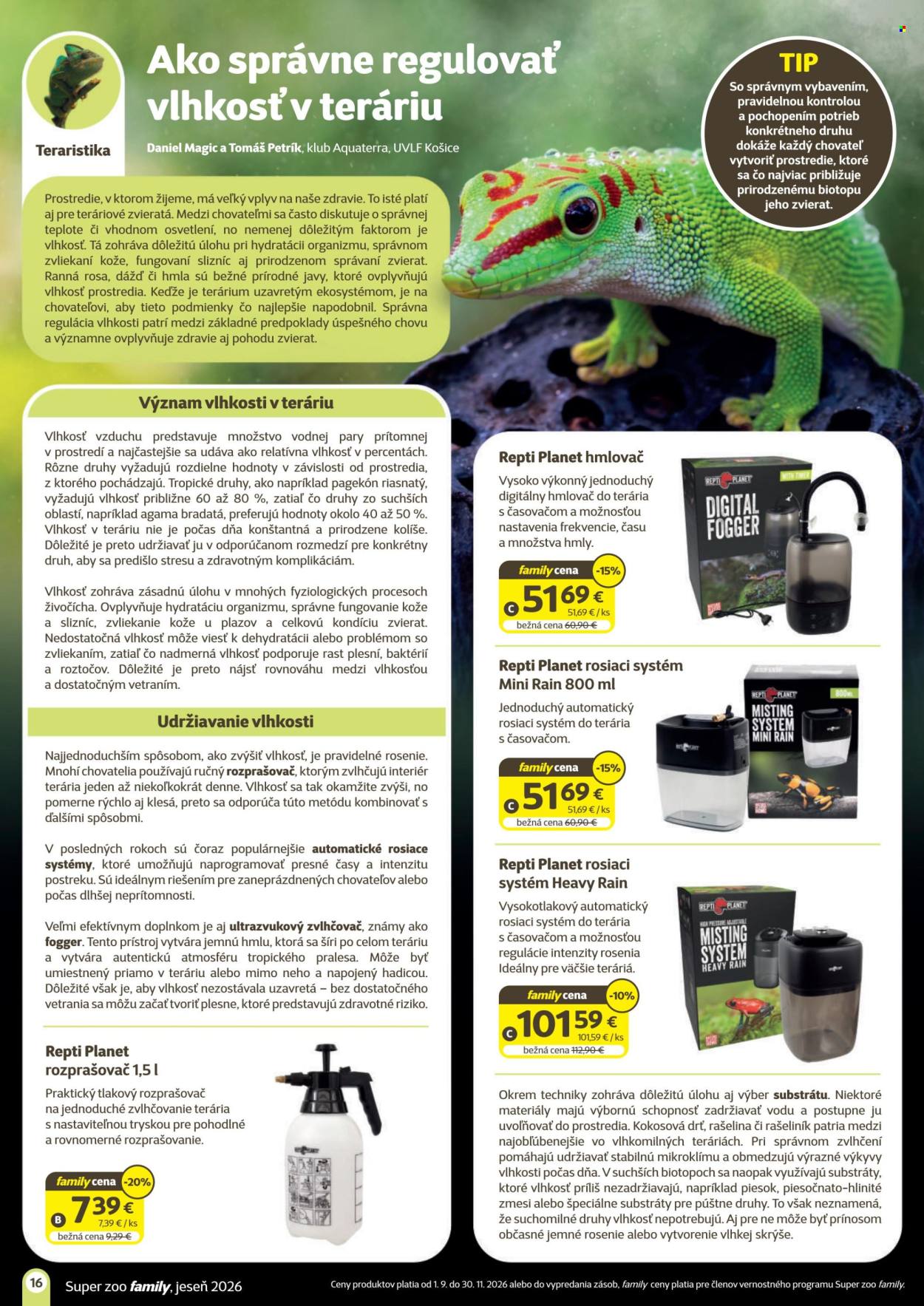 Leták SUPER ZOO. Strana 16