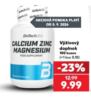 BioTechUSA CALCIUM ZINC MAGNESIUM