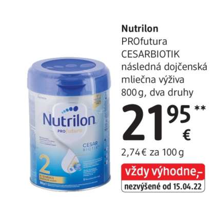Nutrilon PROFutura CESARBIOTIK