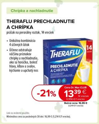 THERAFLU PRECHLADNUTIE A CHRÍPKA