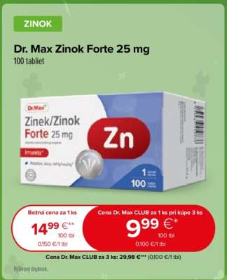 Dr. Max Zinok Forte 25 mg