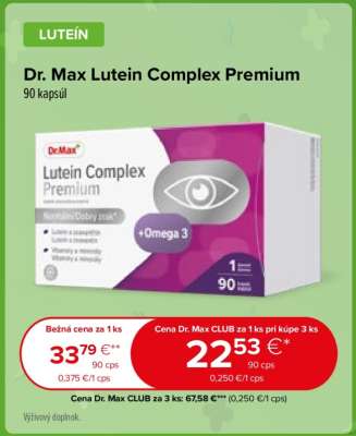 Dr. Max Lutein Complex Premium