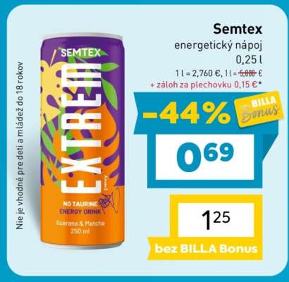 SEMTEX Energetický nápoj