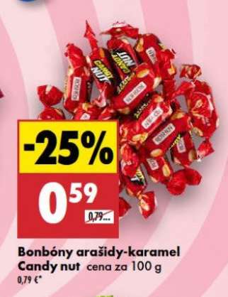 Bonbóny arašidy-karamel Candy nut