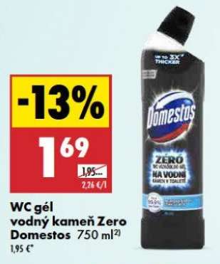 WC gél vodný kameň Zero Domestos 750 ml