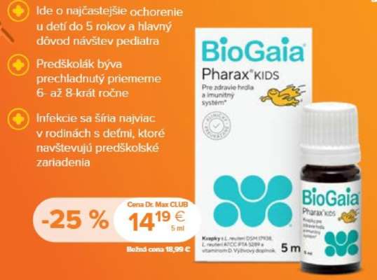 BioGaia Pharax KIDS