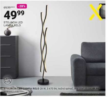 STOJACIA LED LAMPA RELO
