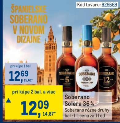 Soberano Solera 36 %