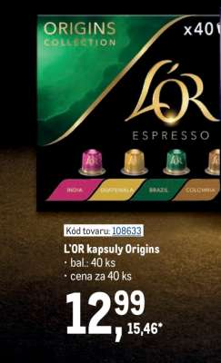L'OR kapsuly Origins
