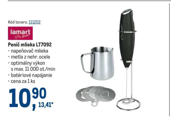 Penič mlieka LT7092