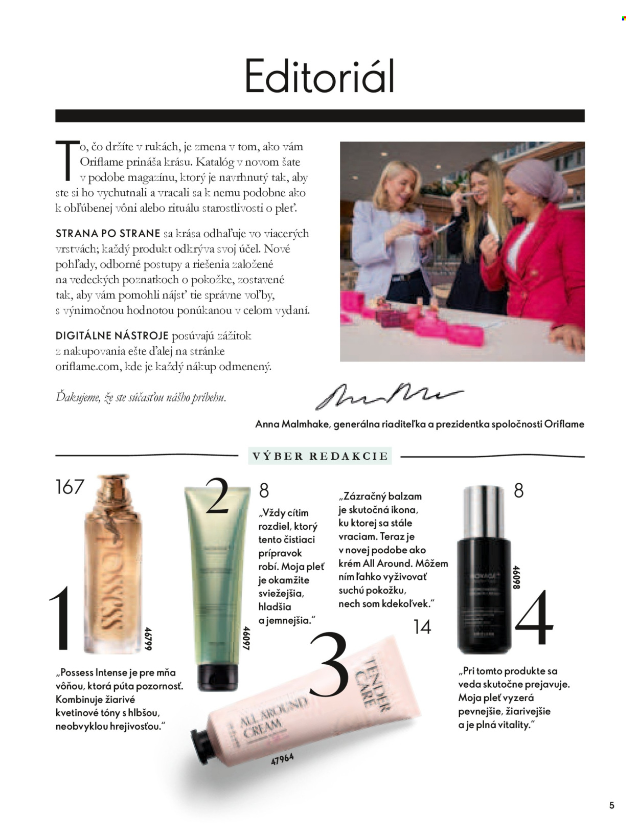 Leták Oriflame - 30.9.2026 - 10.11.2026. Strana 5