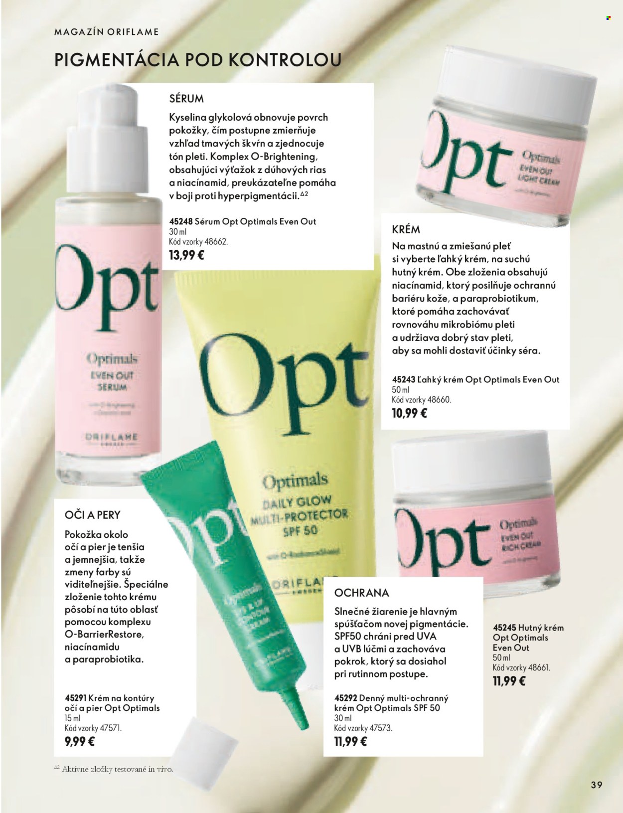 Leták Oriflame - 30.9.2026 - 10.11.2026. Strana 39