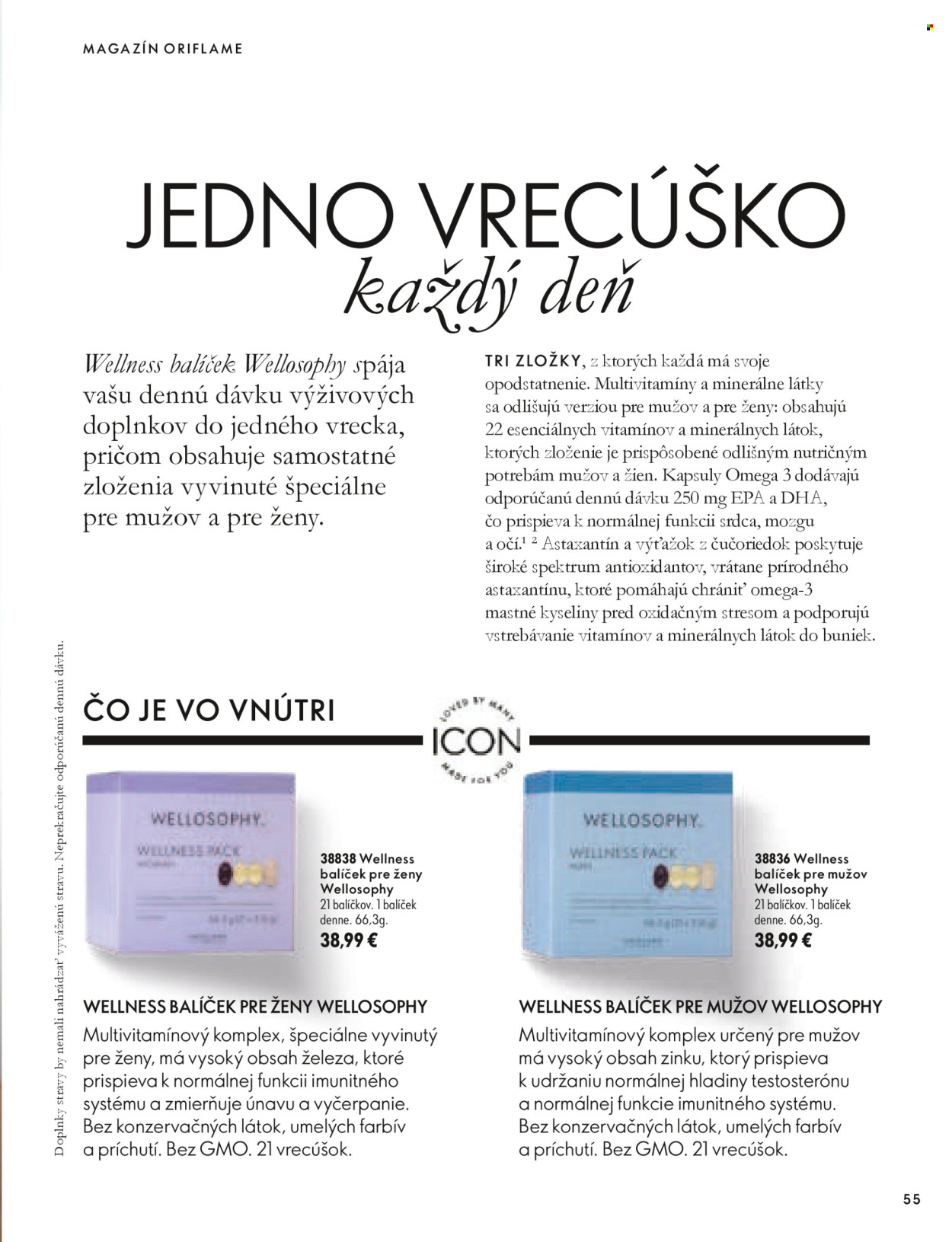 Leták Oriflame - 30.9.2026 - 10.11.2026. Strana 55