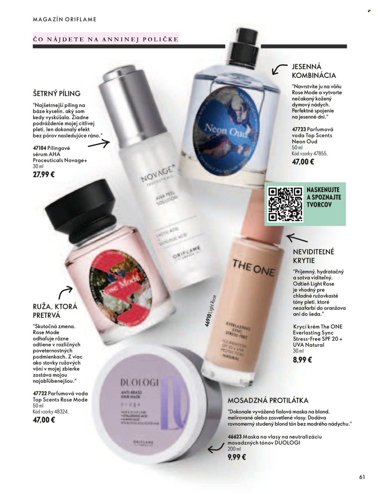 Leták Oriflame - 30.9.2026 - 10.11.2026. Strana 61