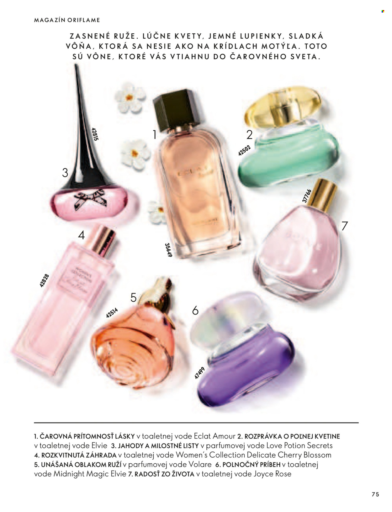 Leták Oriflame - 30.9.2026 - 10.11.2026. Strana 75