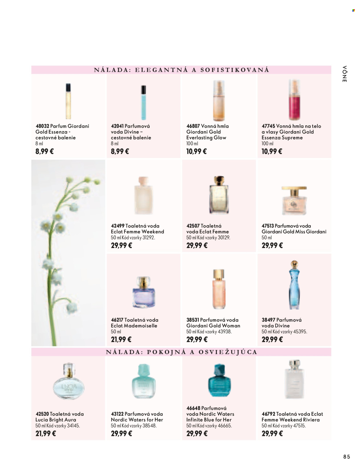 Leták Oriflame - 30.9.2026 - 10.11.2026. Strana 85