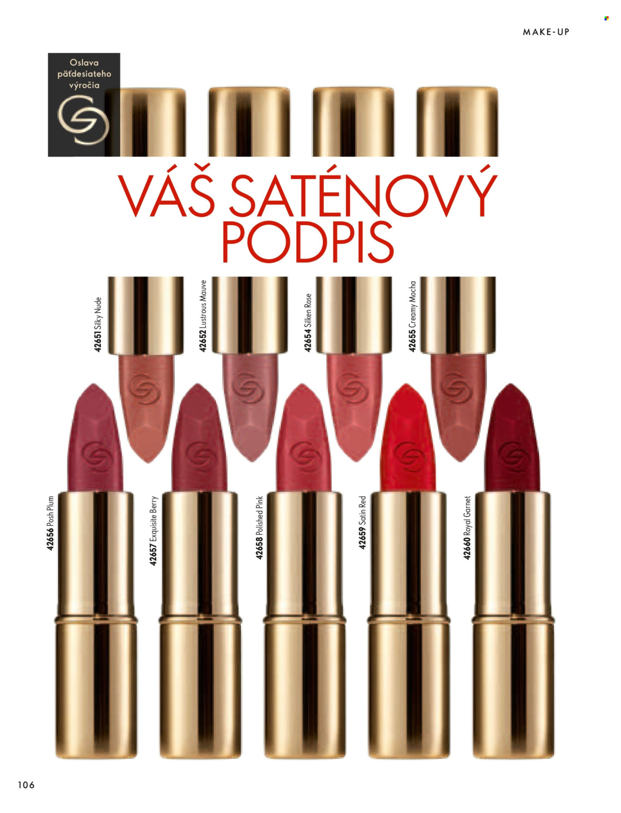 Leták Oriflame - 30.9.2026 - 10.11.2026. Strana 106