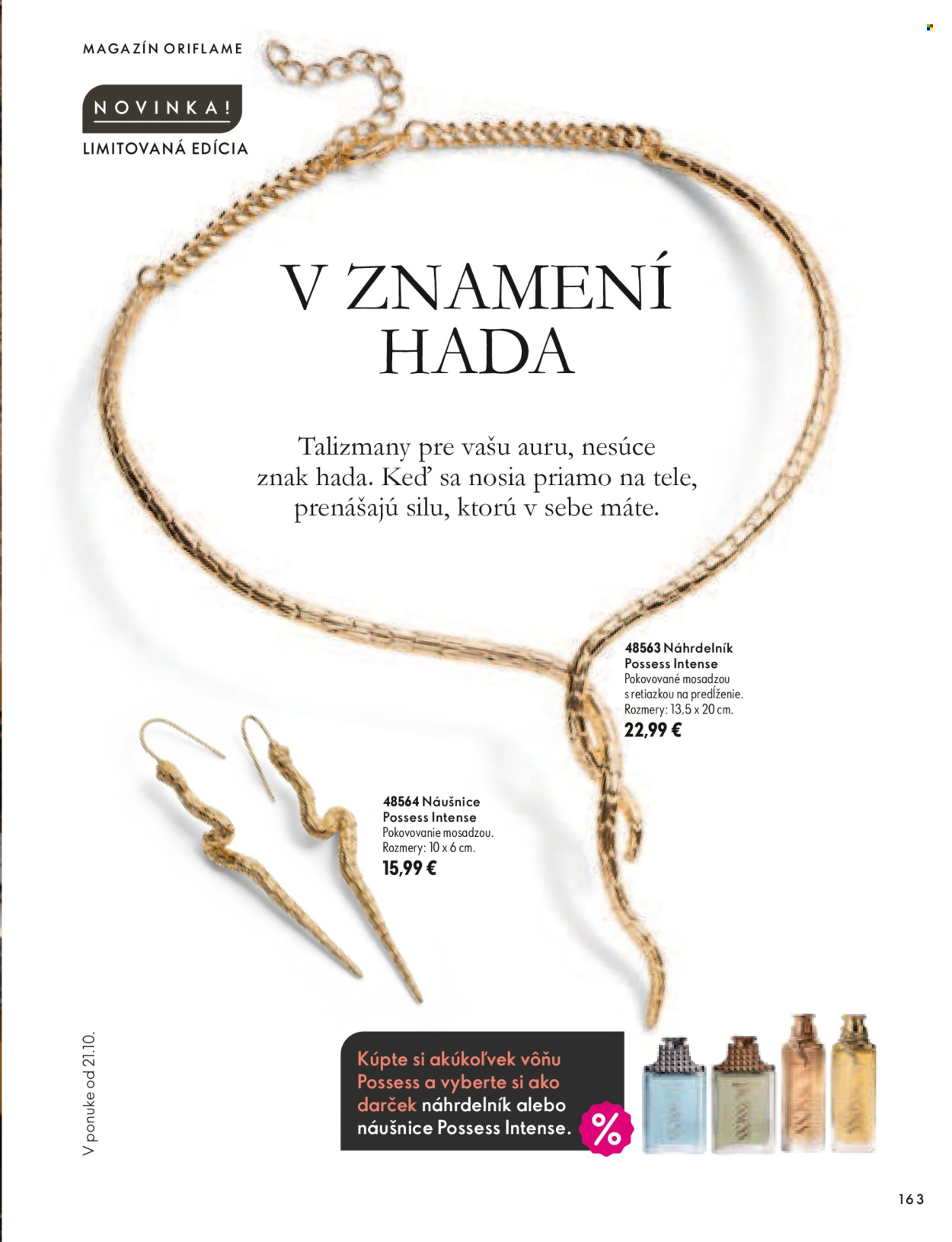 Leták Oriflame - 30.9.2026 - 10.11.2026. Strana 163