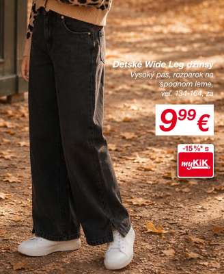 Detské Wide Leg džínsy