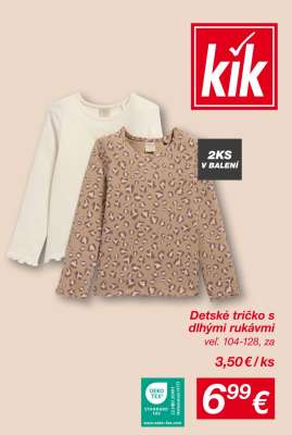 Dětské tričko s dlouhými rukávy
