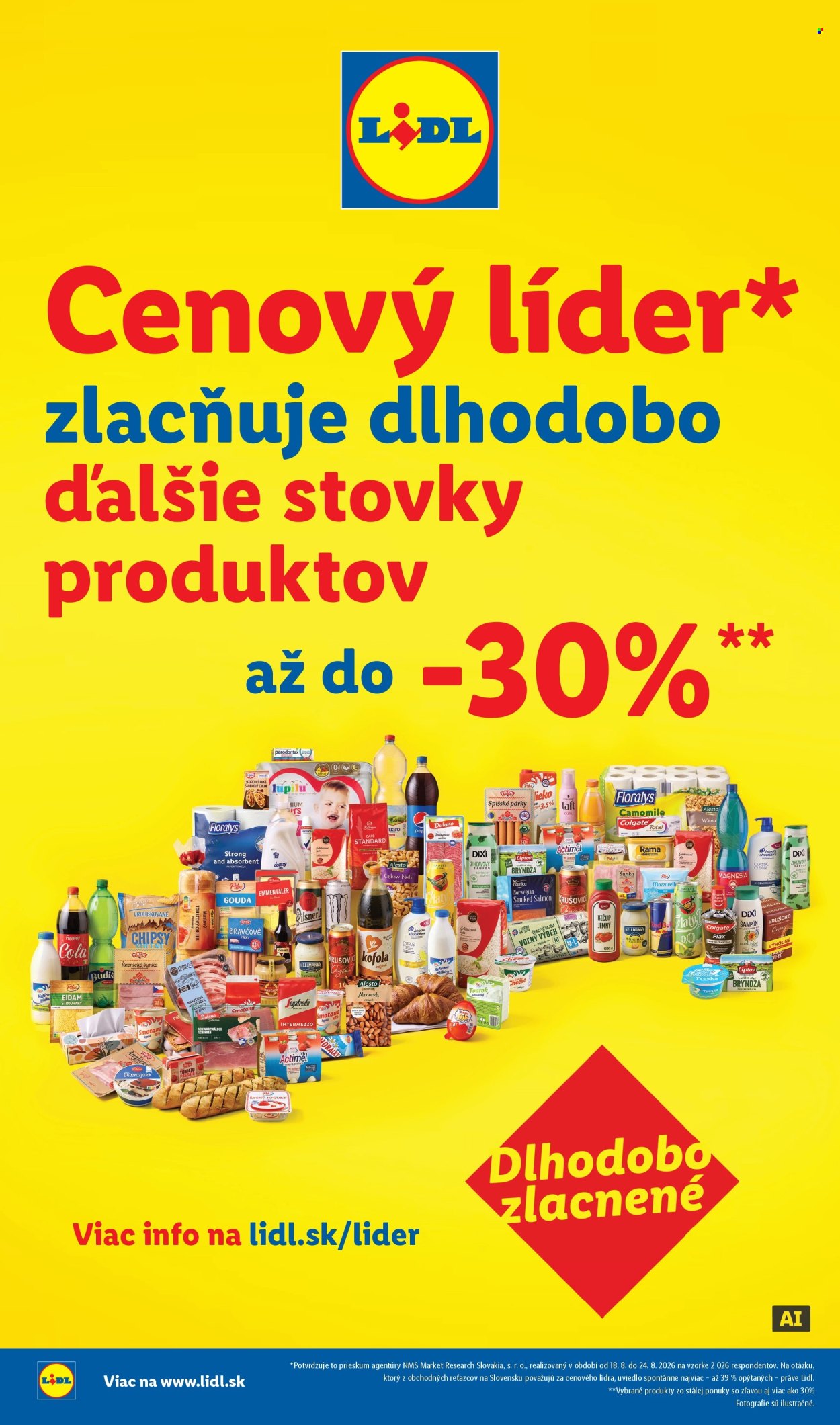 Leták Lidl. Strana 1
