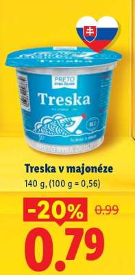 Treska v majonéze