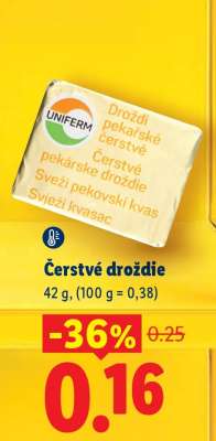 Čerstvé droždie