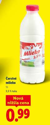 Čerstvé mlieko