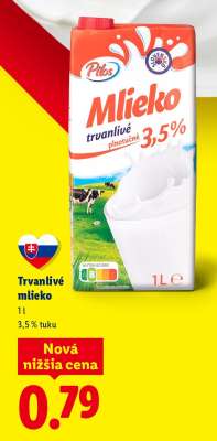 Trvanlivé mlieko
