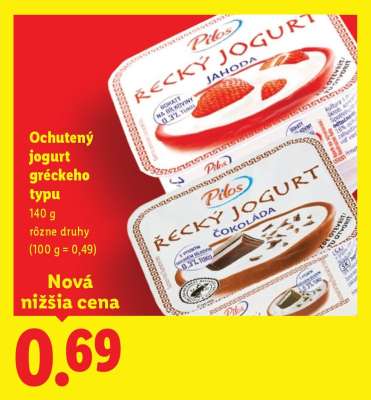 Ochutený jogurt gréckeho typu