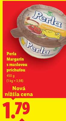 Perla margarín s maslovou príchuťou