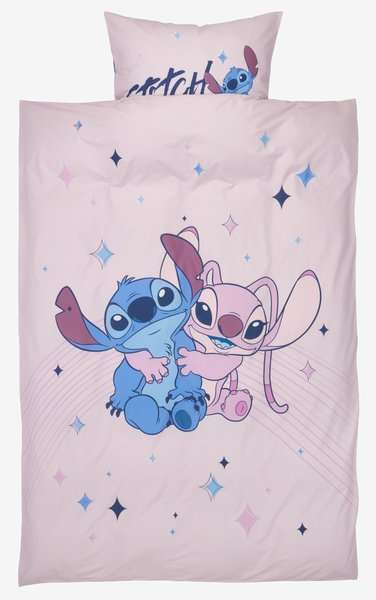 Obliečky STITCH 140x200 ružová