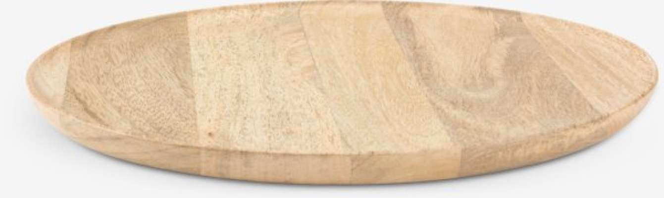 Dekoračný podnos GERNER Ø30 cm drevo