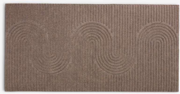 Rohožka SKOGFAKS 60x120x0,7 hnedá/béžová