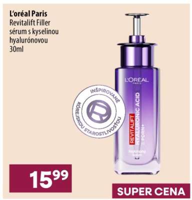 L’oréal Paris Revitalift Filler sérum s kyselinou hyalurónovou 30ml