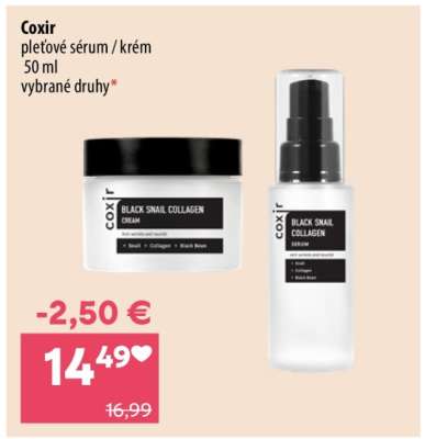 Coxir pleťové sérum / krém