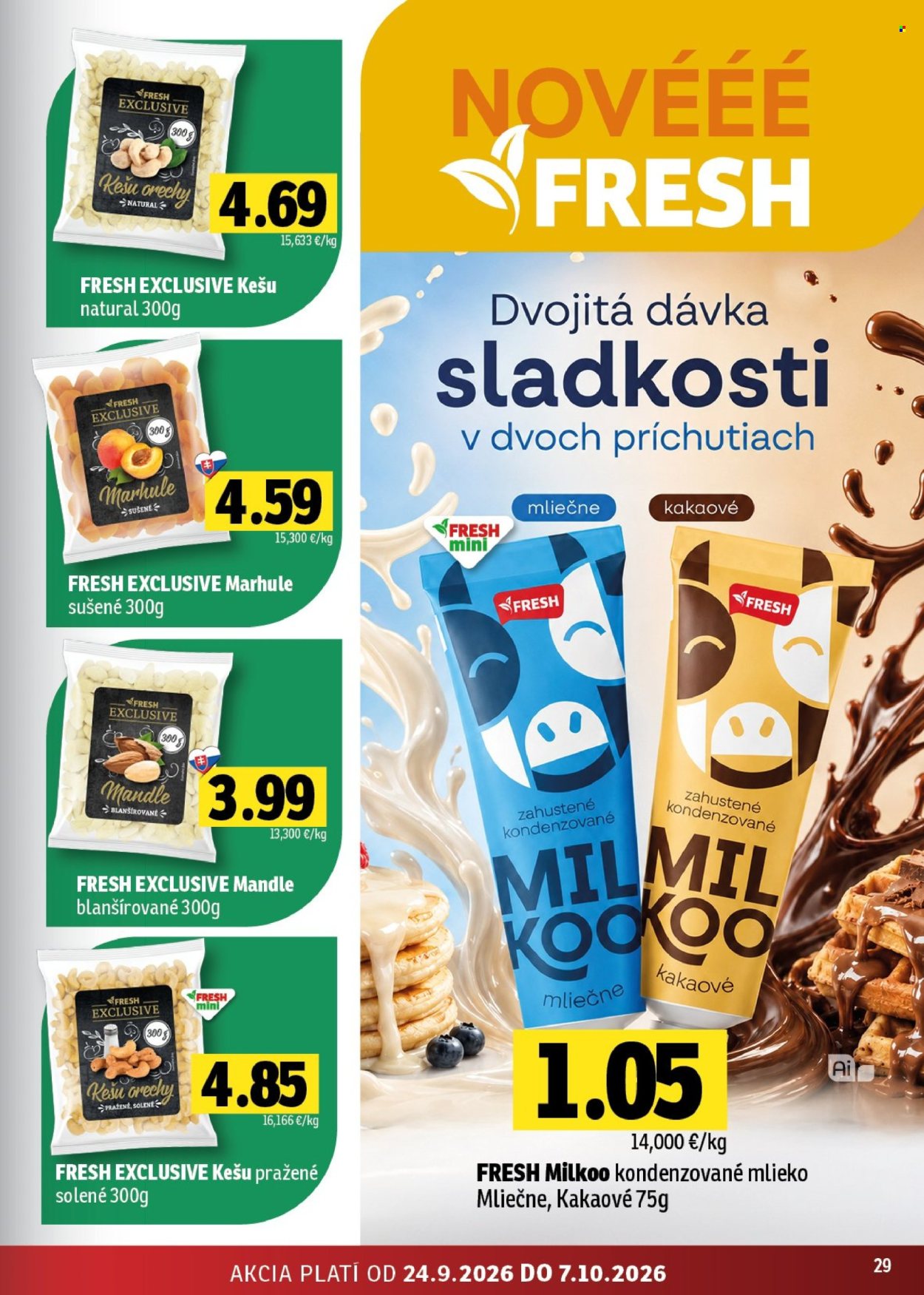 Leták FRESH - 24.9.2026 - 7.10.2026. Strana 29
